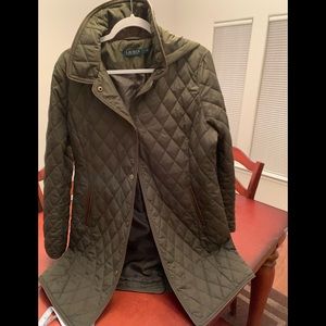 LAUREN RALPH LAUREN-Quilted Snap Front Coat